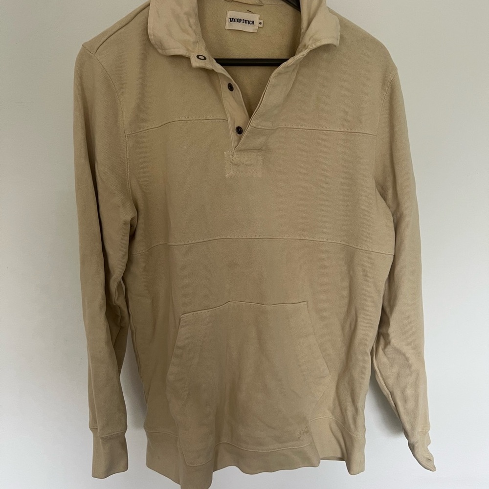 Beige Long Sleeve Pullover